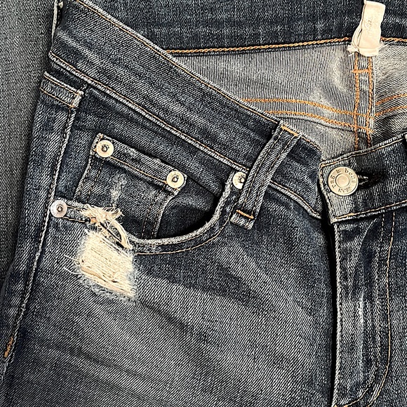 RAG & BONE Destroyed Skinny Jean // Size 25 - Picture 6 of 13